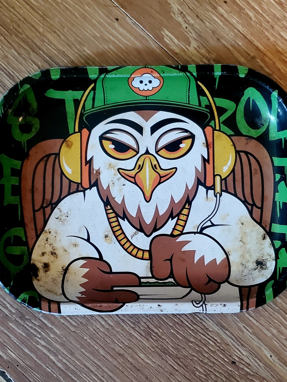 Mini FRIO rolling Tray With Eagle Graphic